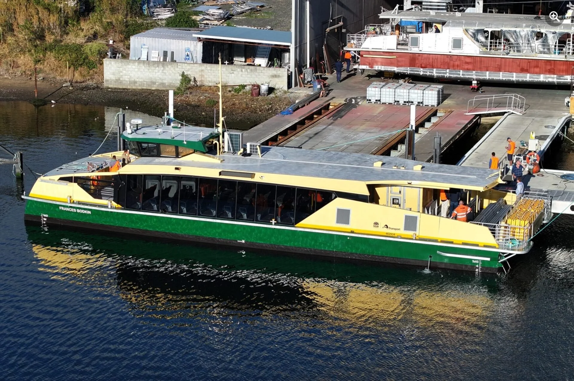 Taylor Marine Exhaust system supplied for Sydney Ferries Frances Bodkin.