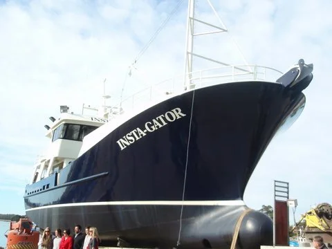 Insta-Gator. Taylor Marine Exhaust system supplied for Instagator, a commercial vessel operating in demanding marine service.