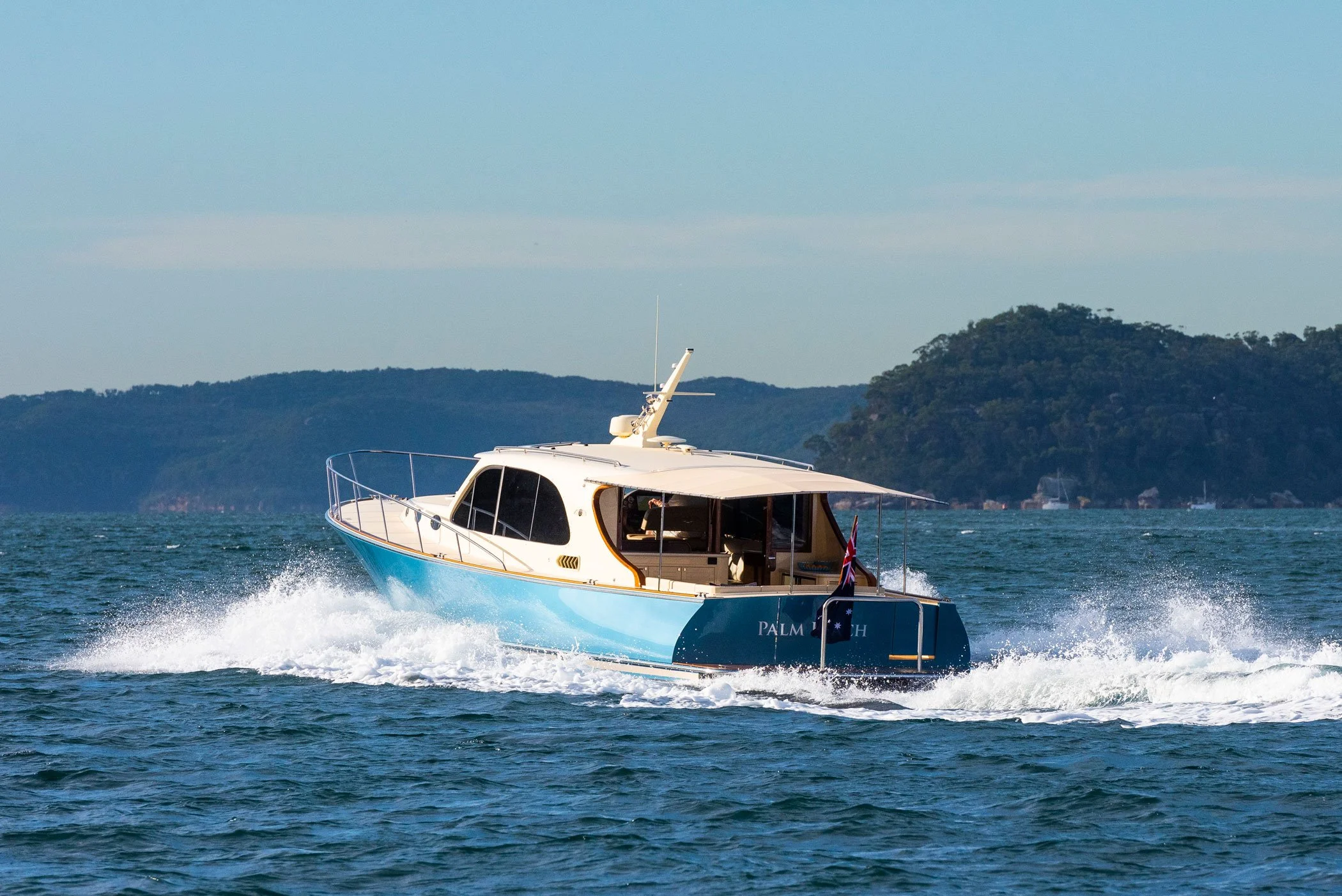 Palm Beach Motor Yachts. Taylor Marine Exhaust system supplied for a prestige recreational cruiser.