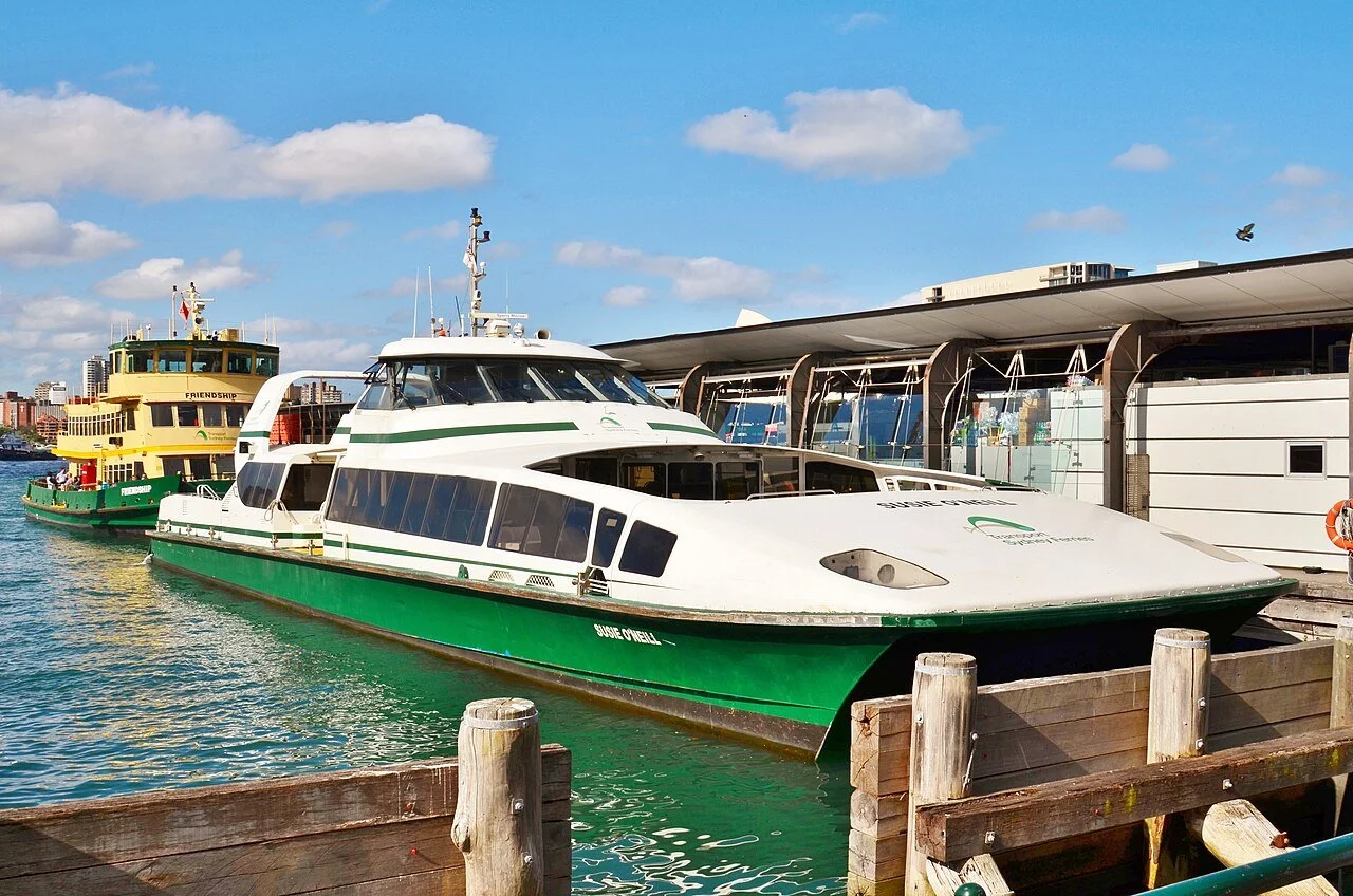 Taylor Marine Exhaust system supplied for a Sydney Ferries Susie O'Neill passenger catamaran where efficiency, reliability and passenger comfort are essential.