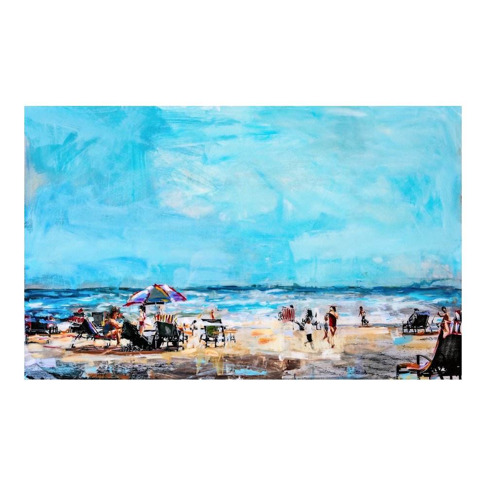  Spring Break mixed media on canvas 48 × 30 inches 