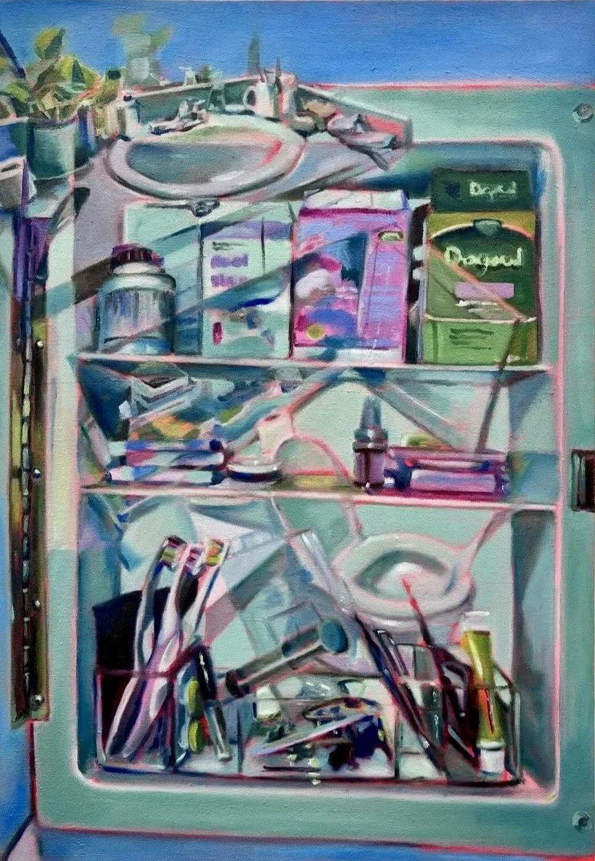Medicine Cabinet, 2024
Oil on canvas
25 x 36in
