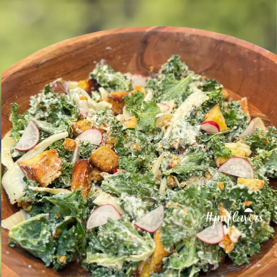 Kale &amp; Fennel Caesar Salad
