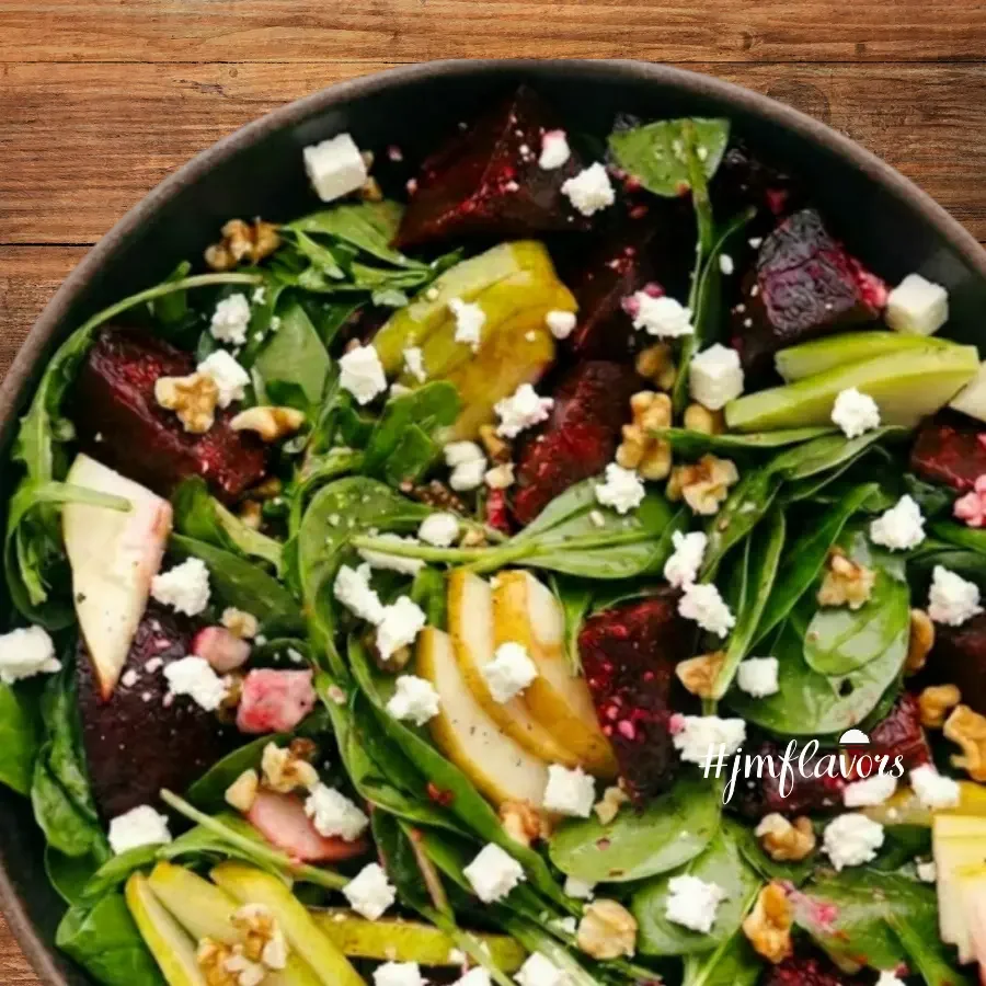 Beet, Apple, Pear Salad