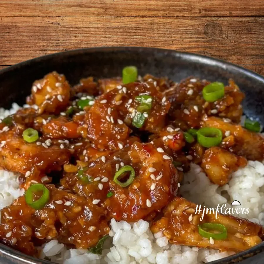 Hot Honey Garlic Shrimp