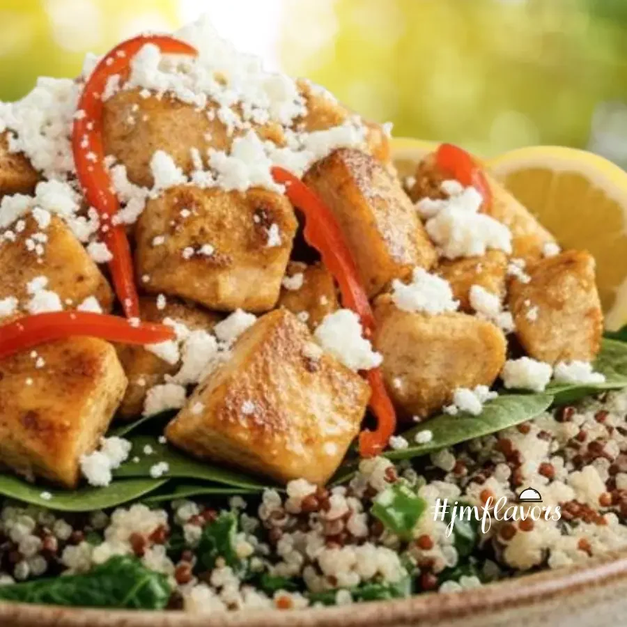 Lemon Garlic Chicken Bowl
