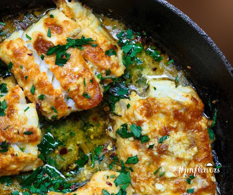 Southwest Lemon Baked Cod