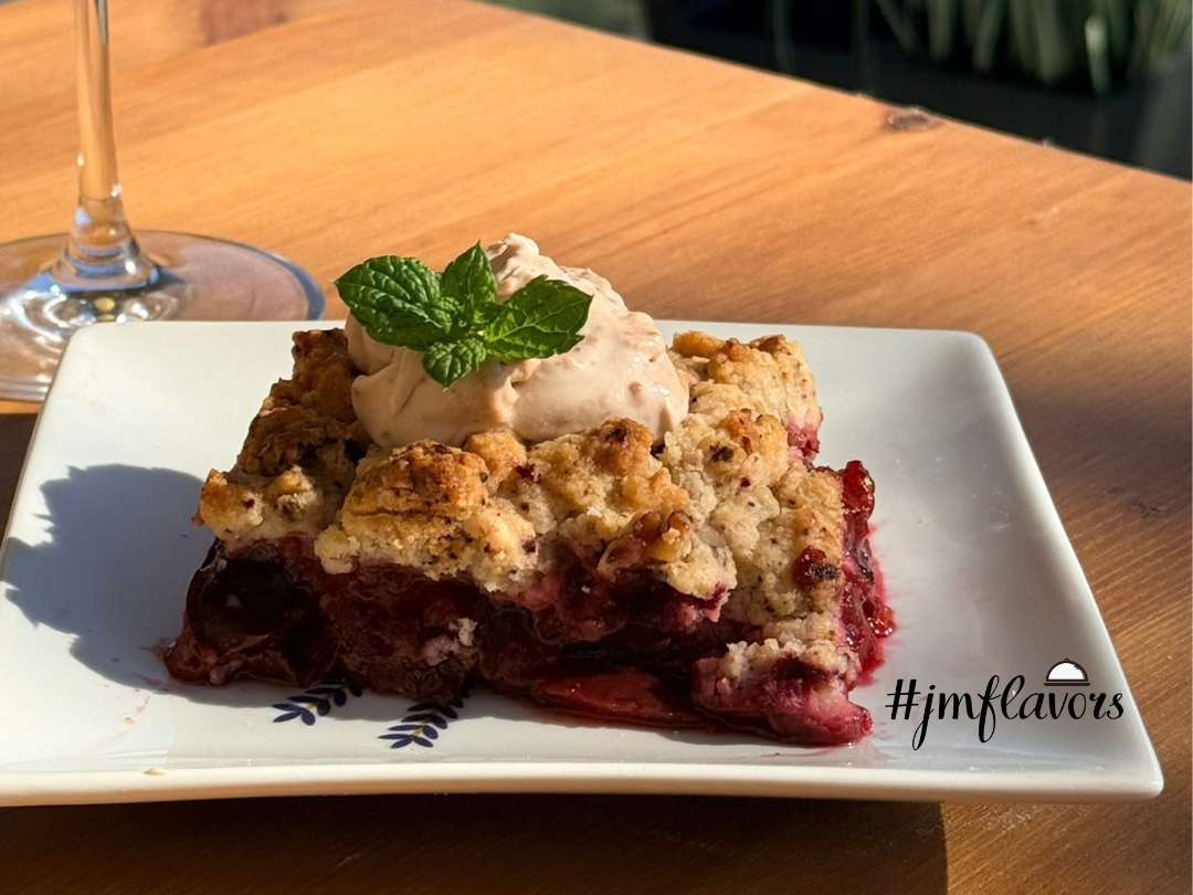 Bursting Berry Plum Cobbler
