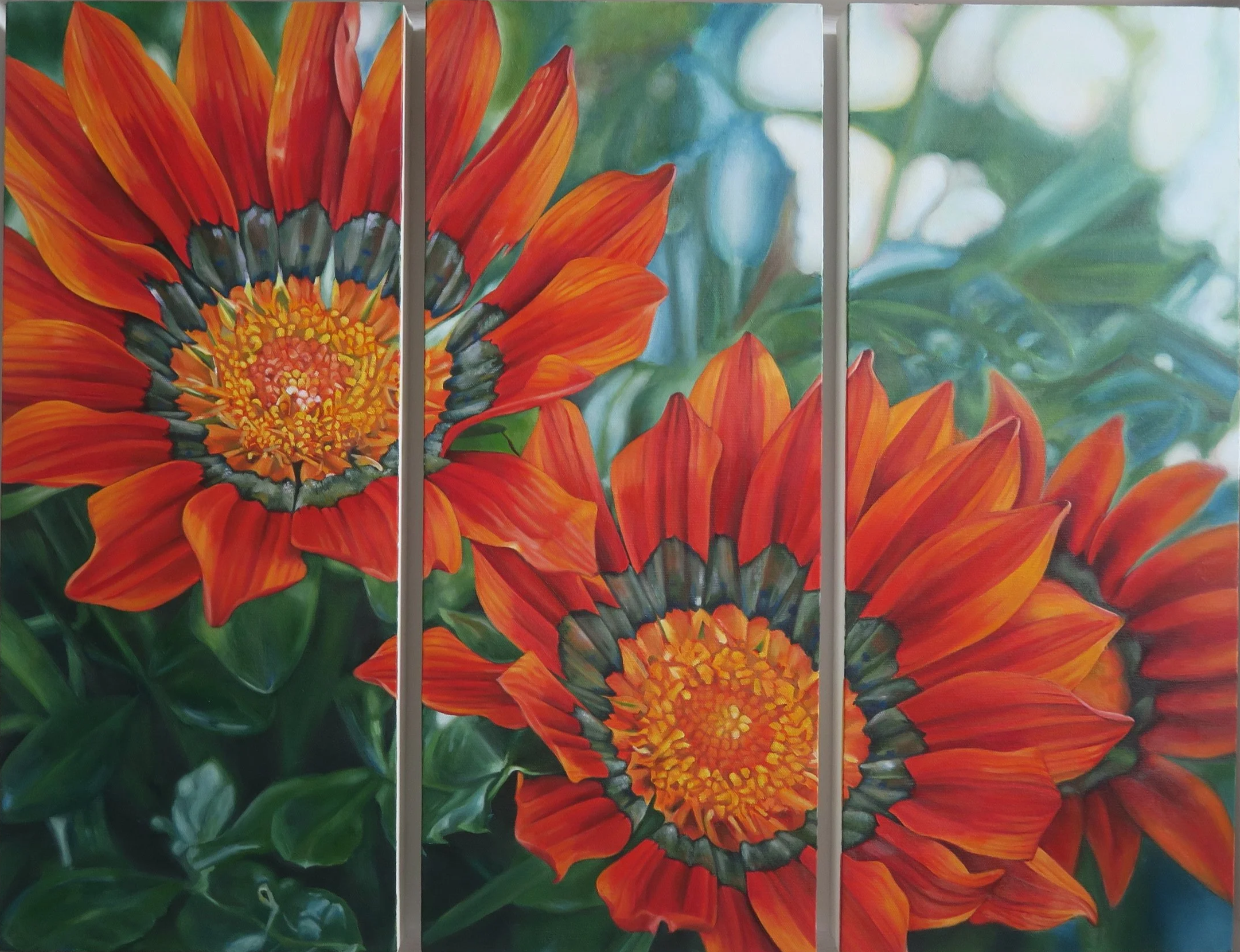 Three's a Crowd - Gazania - Oils