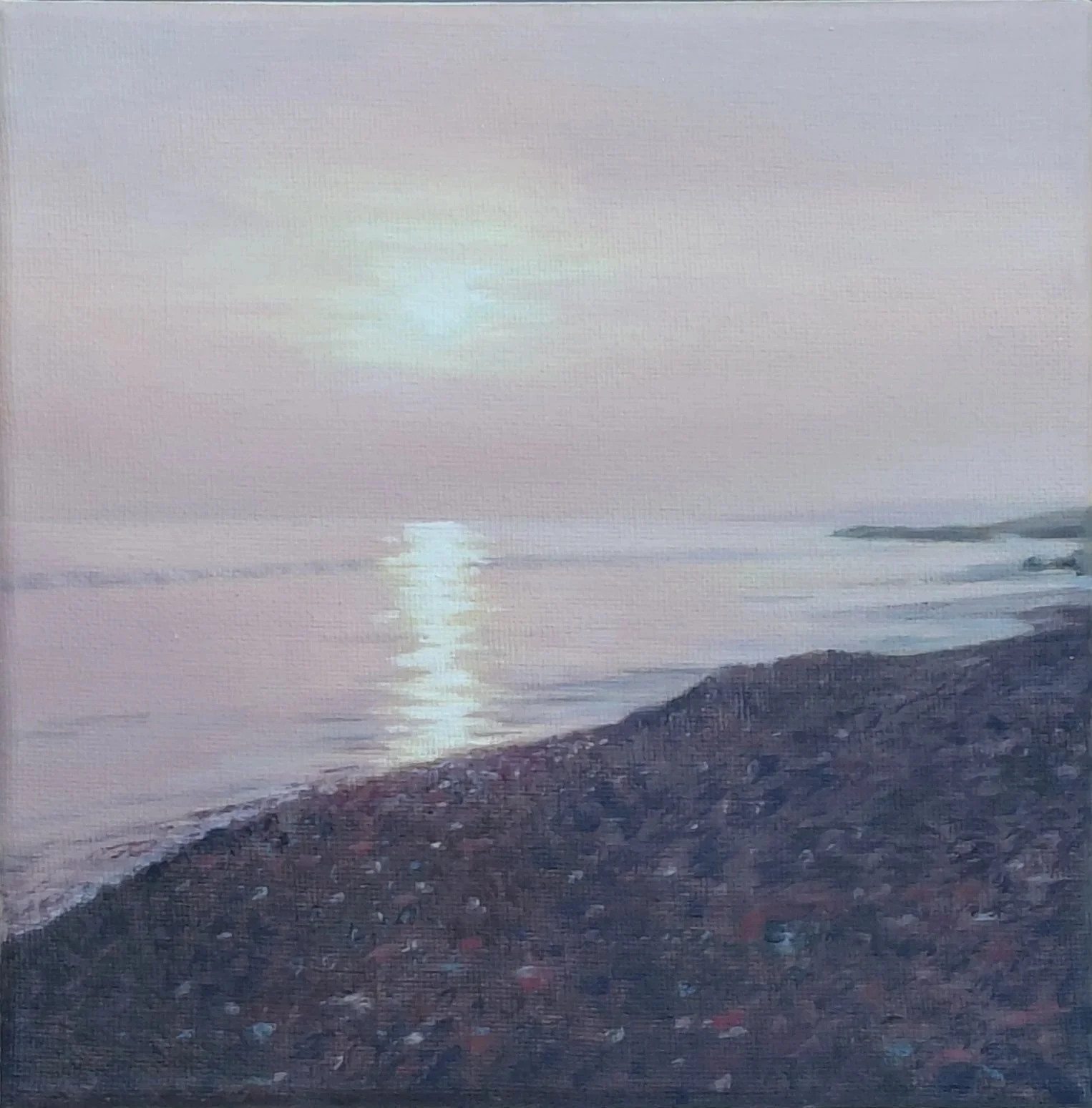Shimmering - 8 x 8 - Oils - Framed