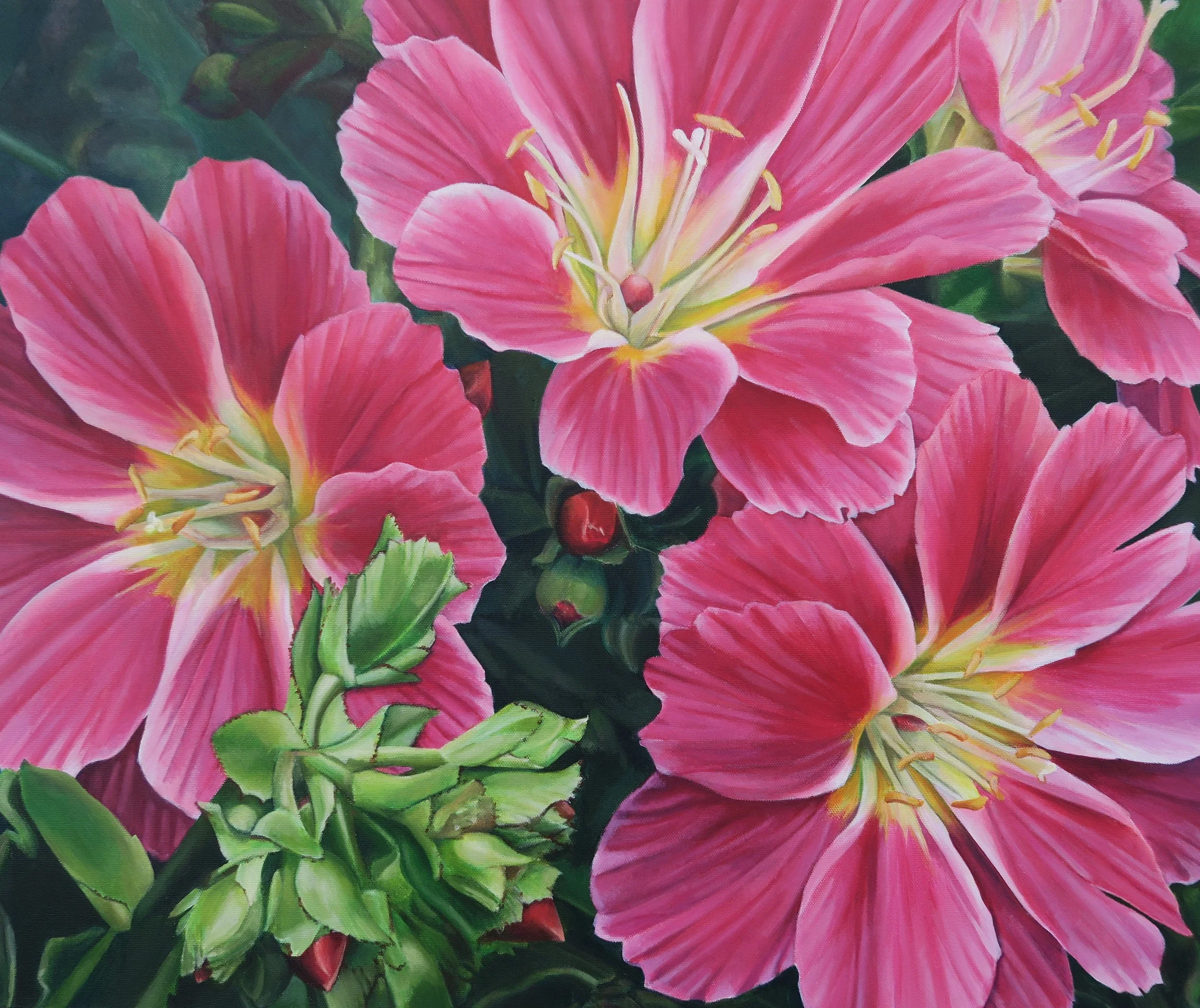 Three's a Crowd - Lewisa - Acrylics