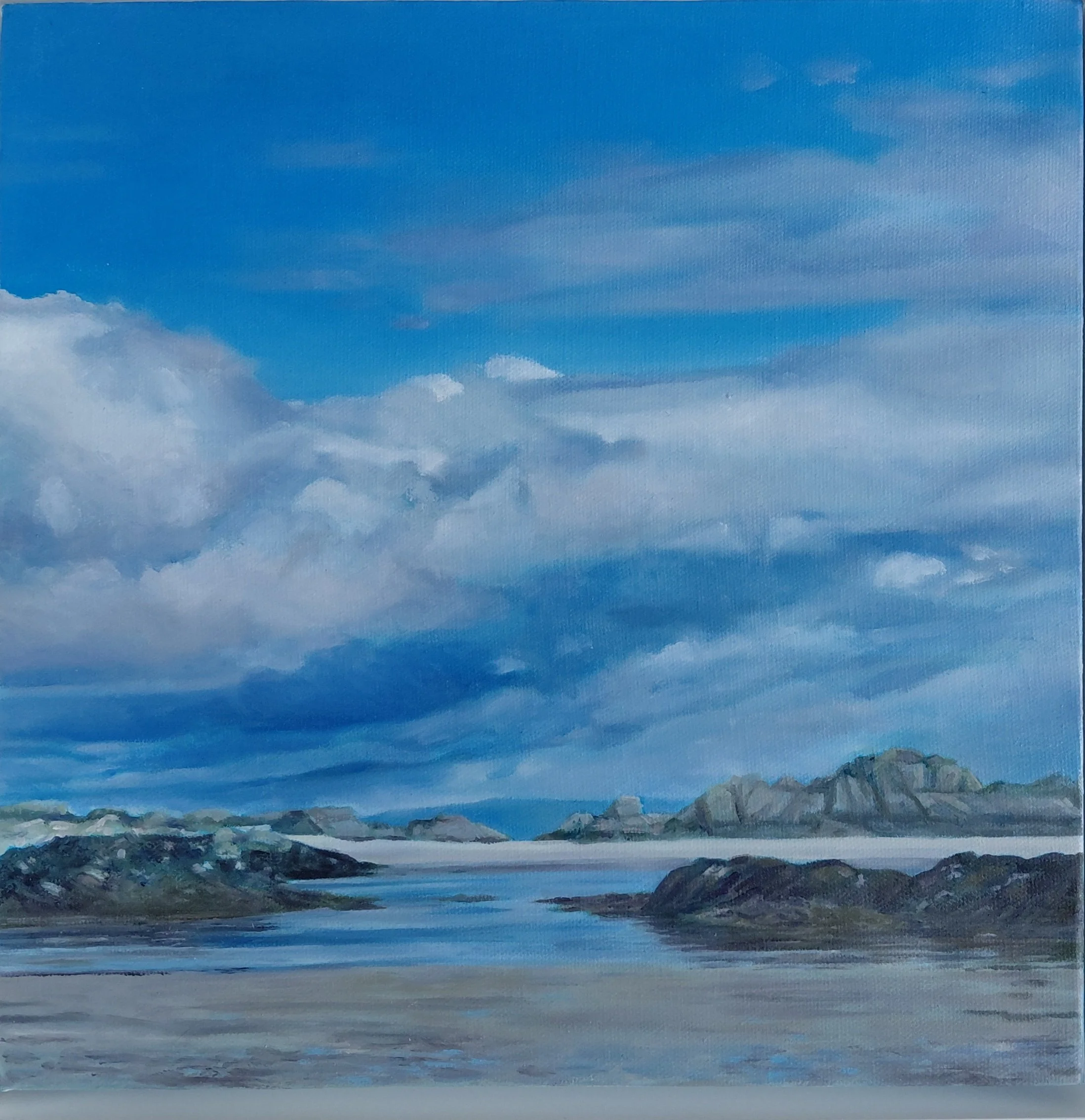 Whitesands - 12 x 12 - Oils - Framed 