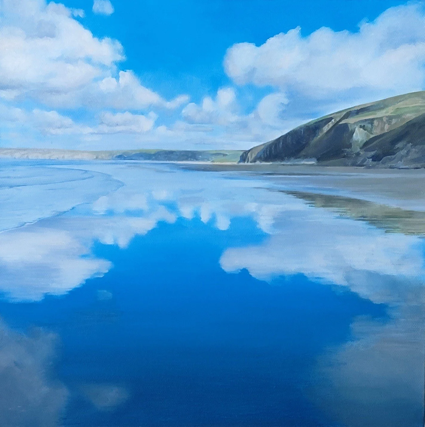 Reflection - 12 x 12 - Oils - Framed