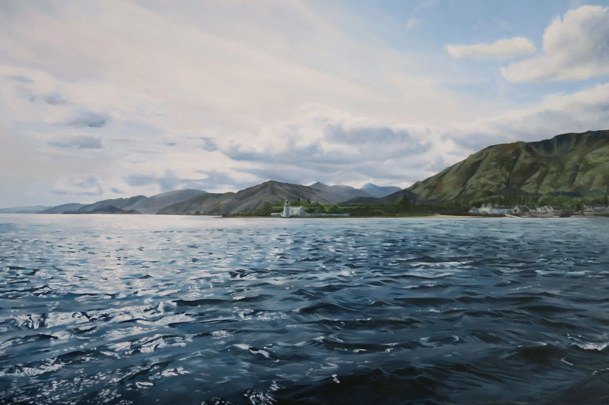Skye in View - 24 x 36 - Oils - Framed
