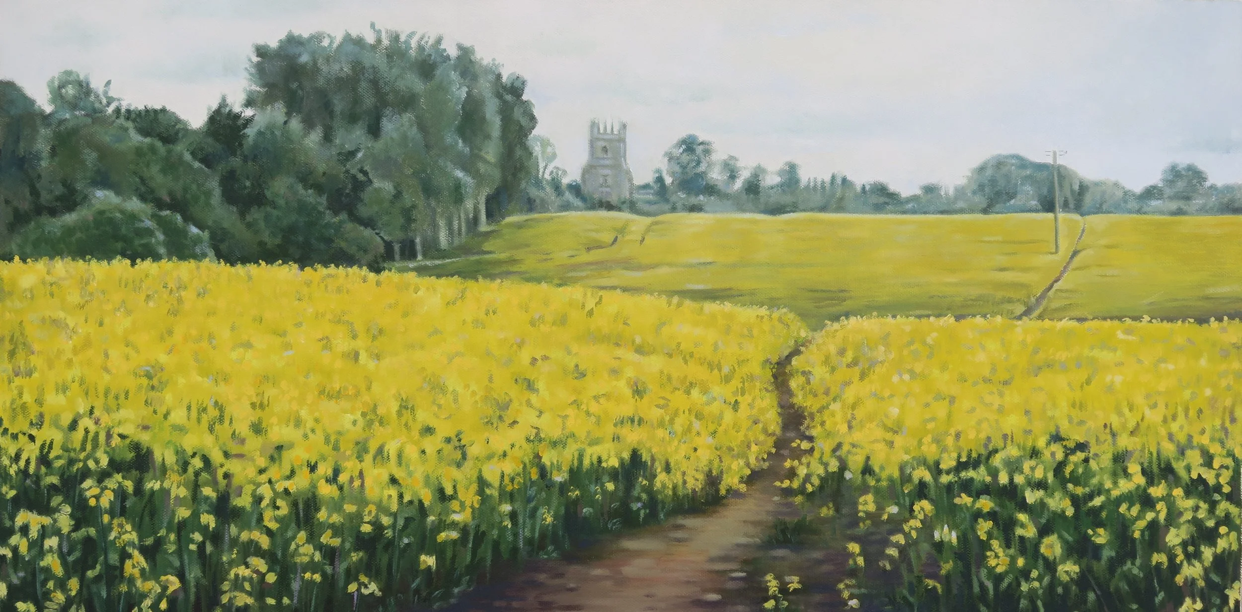 Oxfordshire - 12 x 24 - Oils