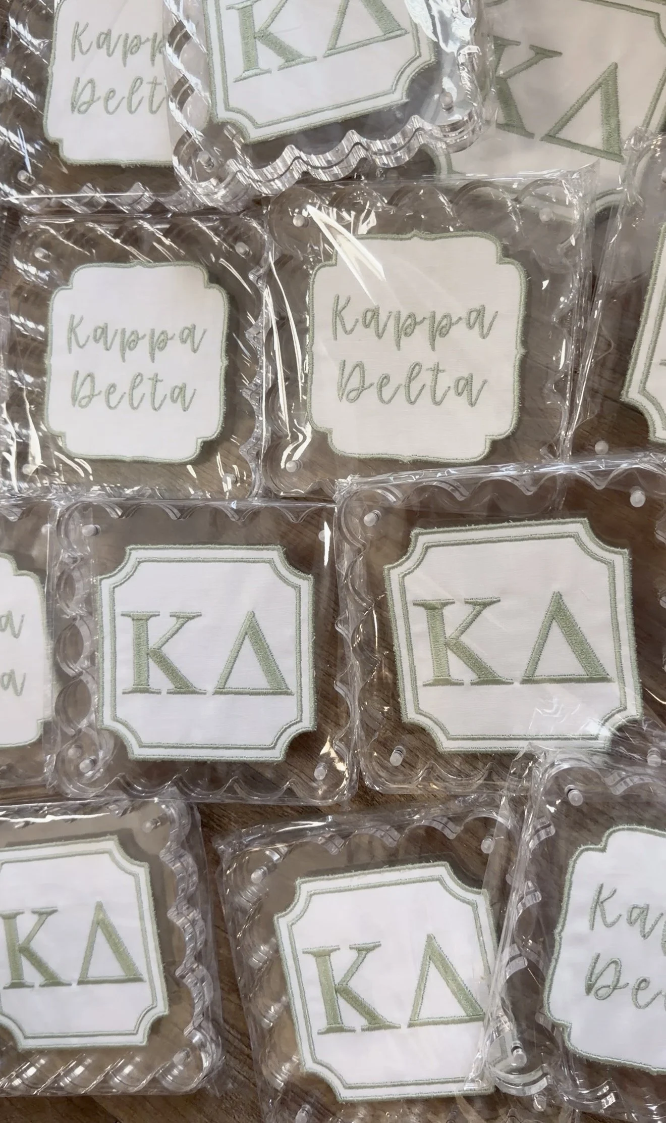 Sorority Scalloped Acrylic Frame
