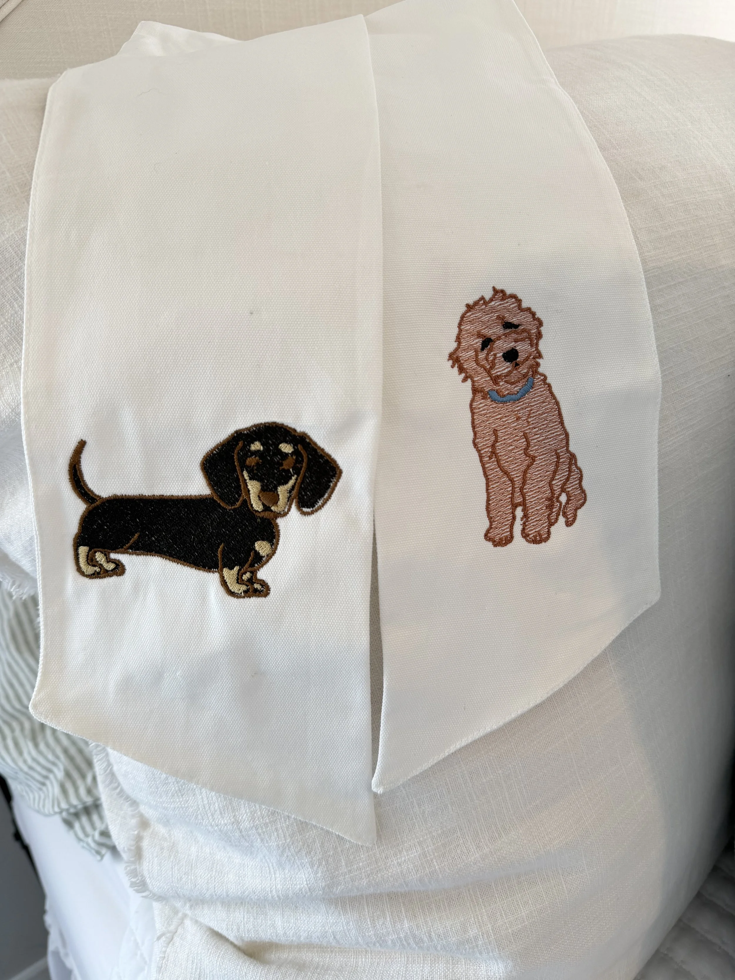 Custom Dog Wreath Sash