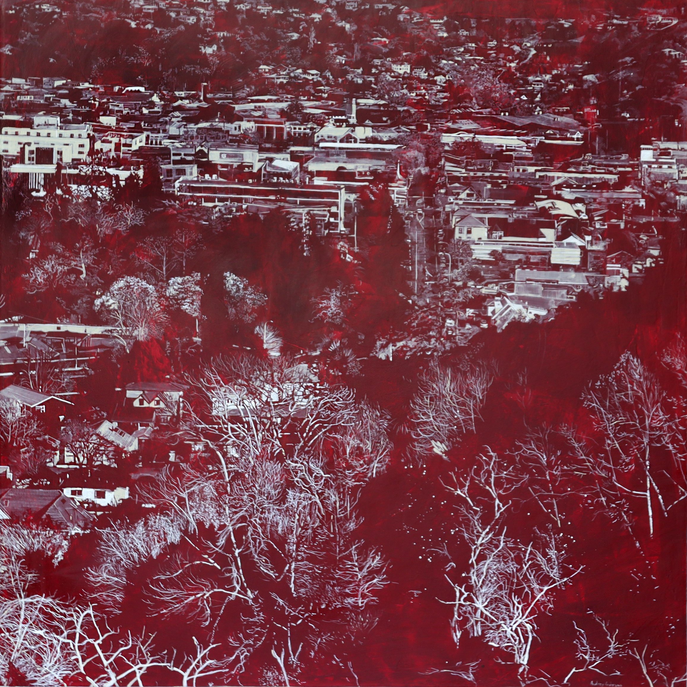 The Bridge Gap, Acrylic on Canvas, 760x760mm
