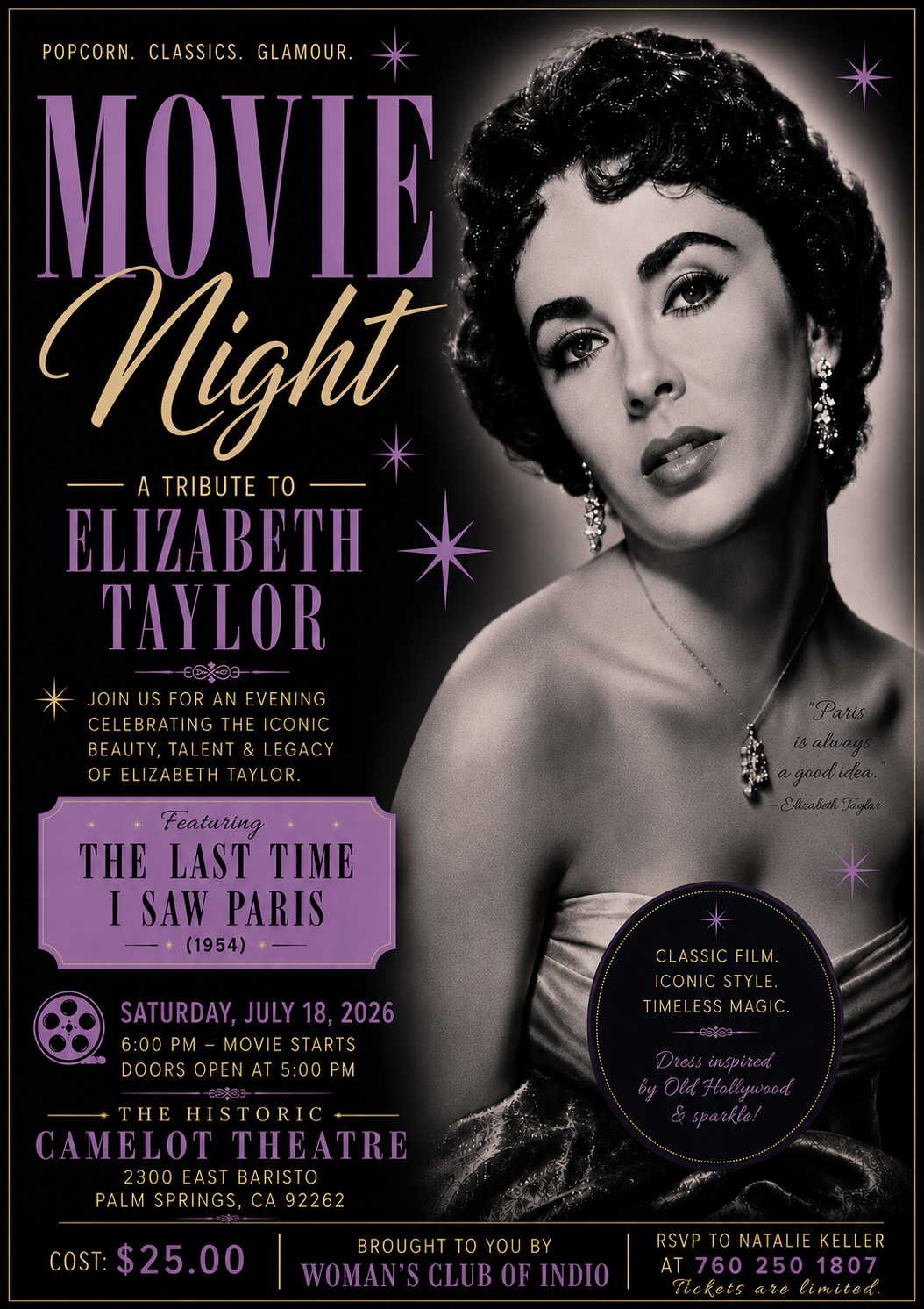 An Evening With Elizabeth Taylor