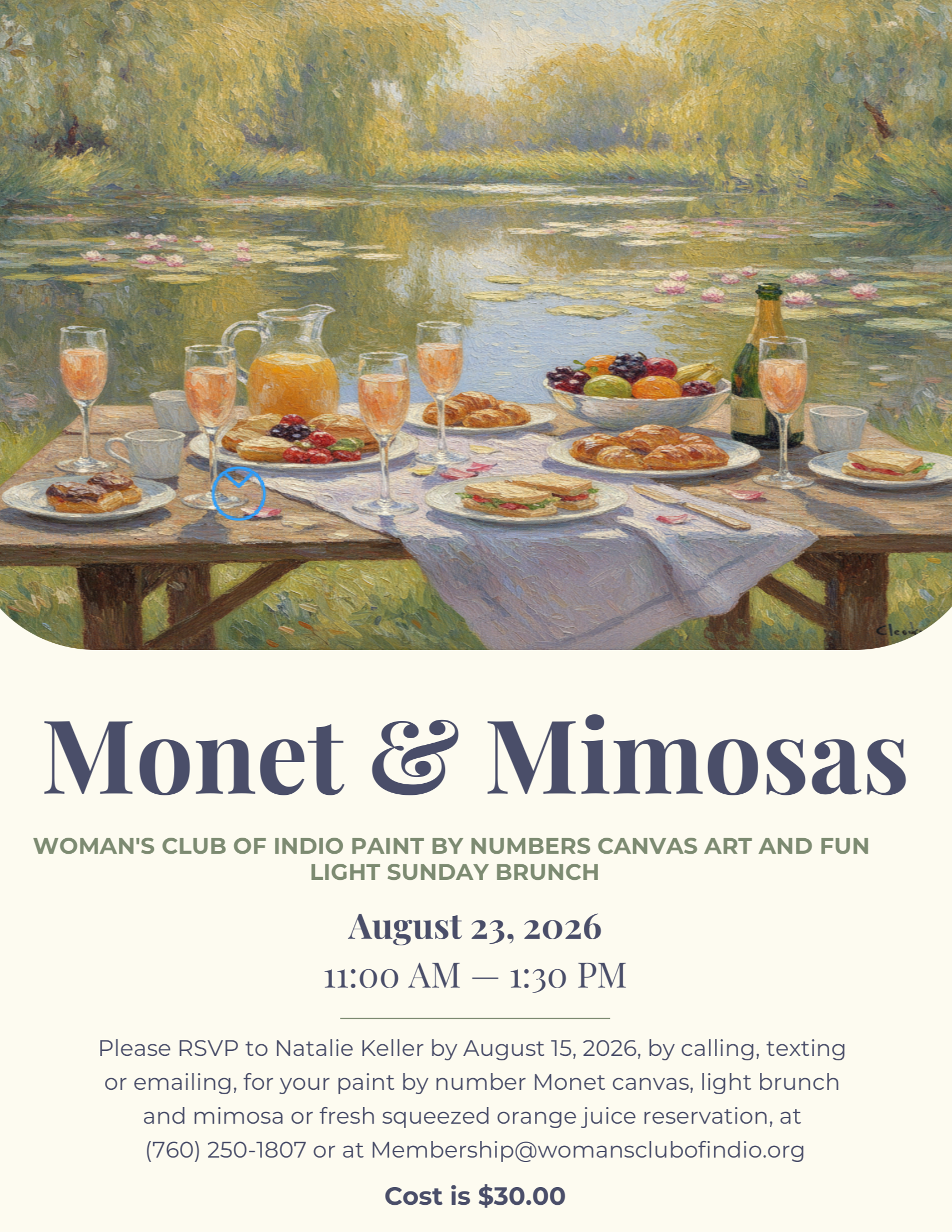 Monet & Mimosas