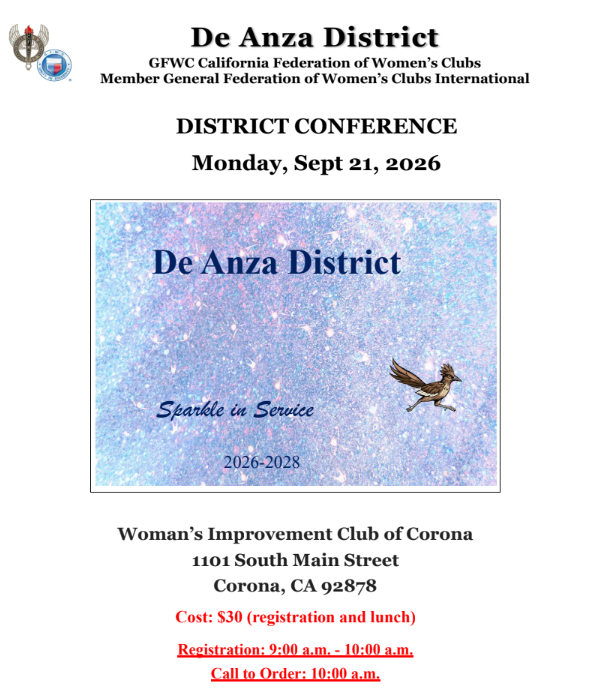 De Anza District Conference