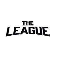 The logo of The League with the word 'THE' above 'LEAGUE' in bold black letters.