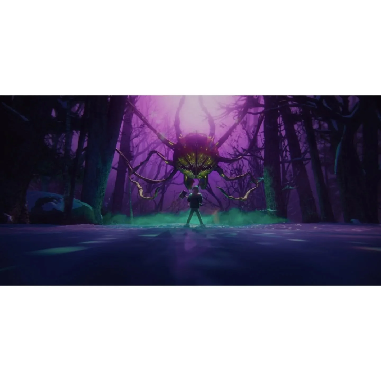 "Stranger Things: Tales from &rsquo;85 | Chapter Three - Evolution"

Executive Producer/Showrunner: Eric Robles @rrrrobles 
Co-Executive Producer: Ian Graham
Production Designer: Benjamin Plouff
VFX Supervisor: Ben Gunsberger
Post Productio
