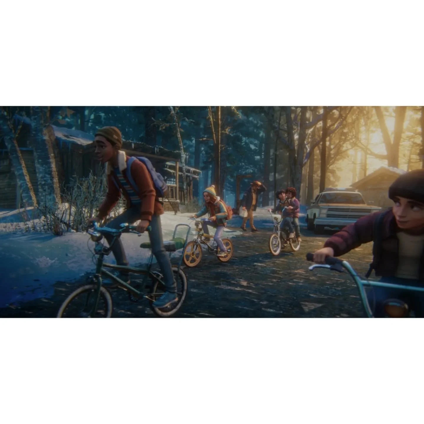 "Stranger Things: Tales from &rsquo;85 | Chapter One - Welcome to Hawkins, New Kid"

Executive Producer/Showrunner: Eric Robles @rrrrobles 
Co-Executive Producer: Ian Graham
Production Designer: Benjamin Plouff
VFX Supervisor: Ben Gunsberge