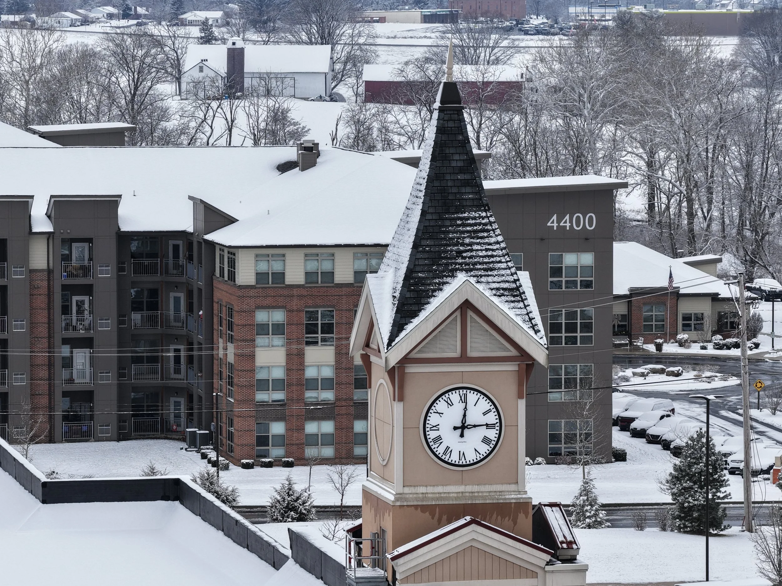 Commercial Building in Winter: Lancaster, PA