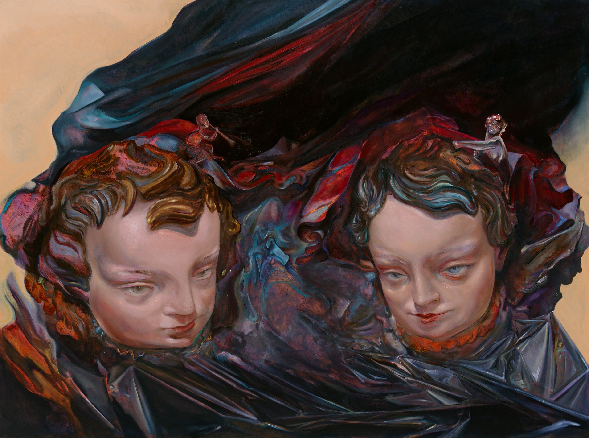 Artificial Angels, oil on canvas • 36x48 inches