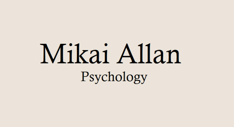 Mikai Allan Psychology