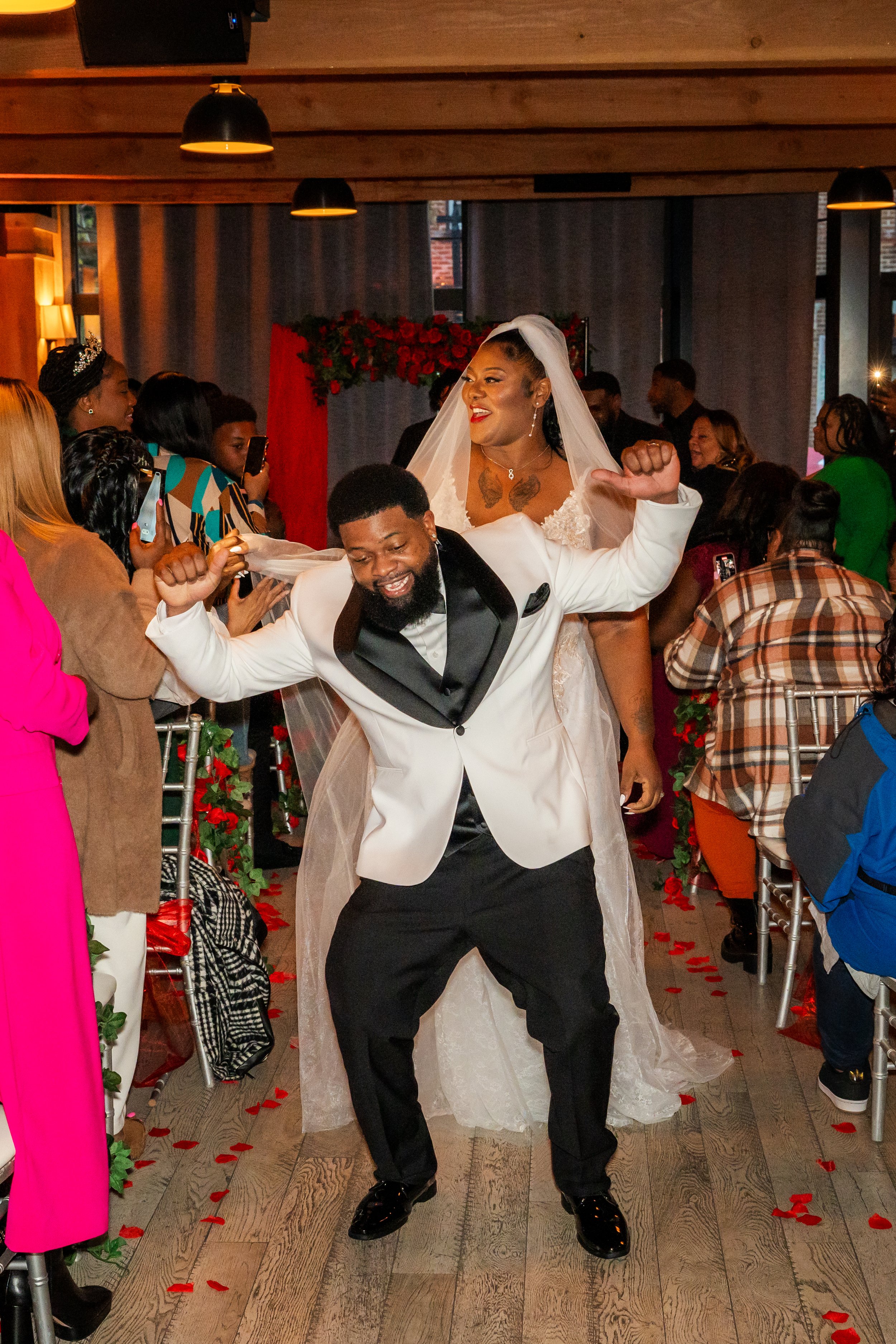 Wedding party moments captured naturally, showing the love, support, and joy surrounding the couple.
