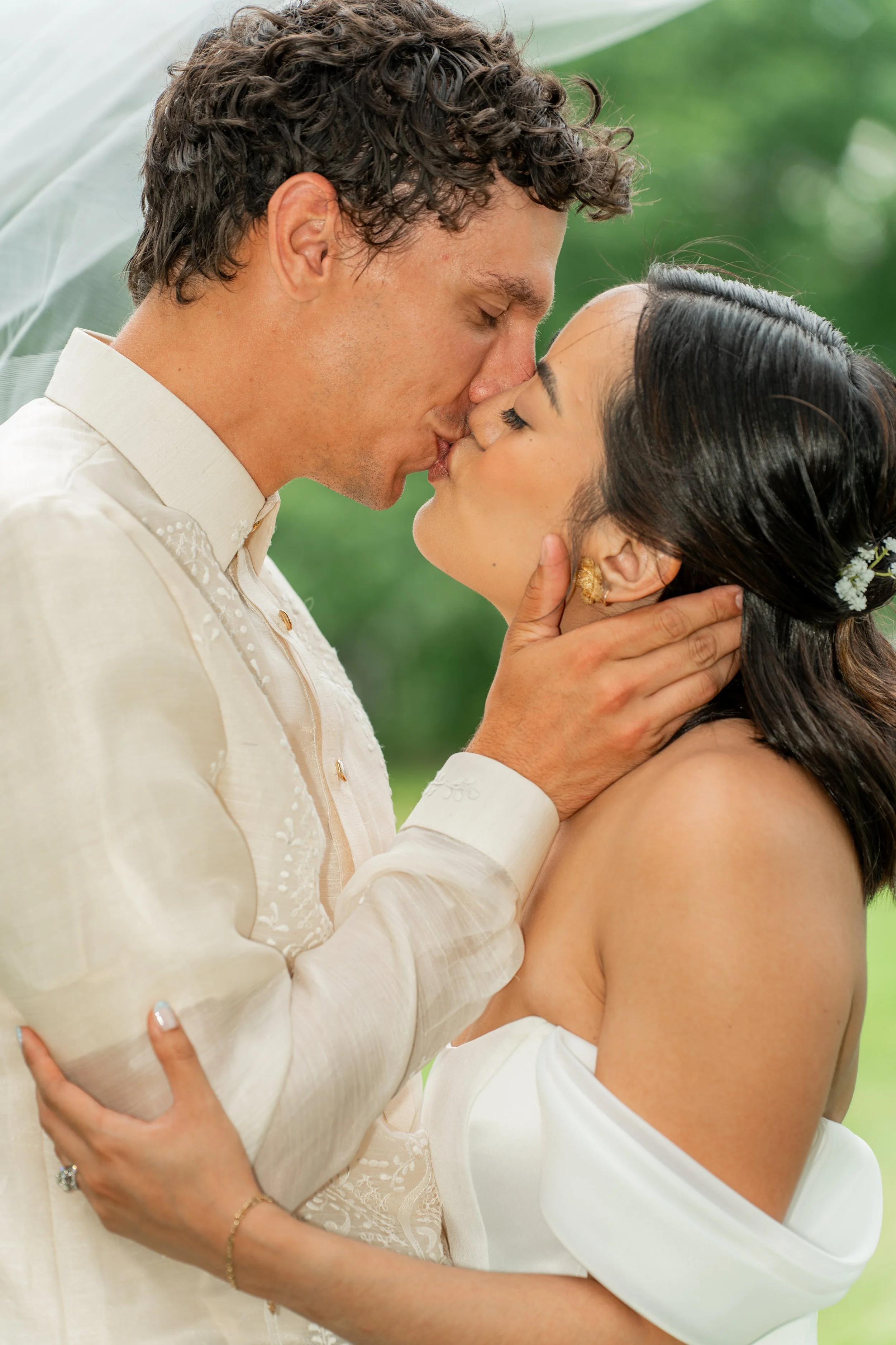 Emotional ceremony photography documenting the vows, connection, and love shared between the couple.