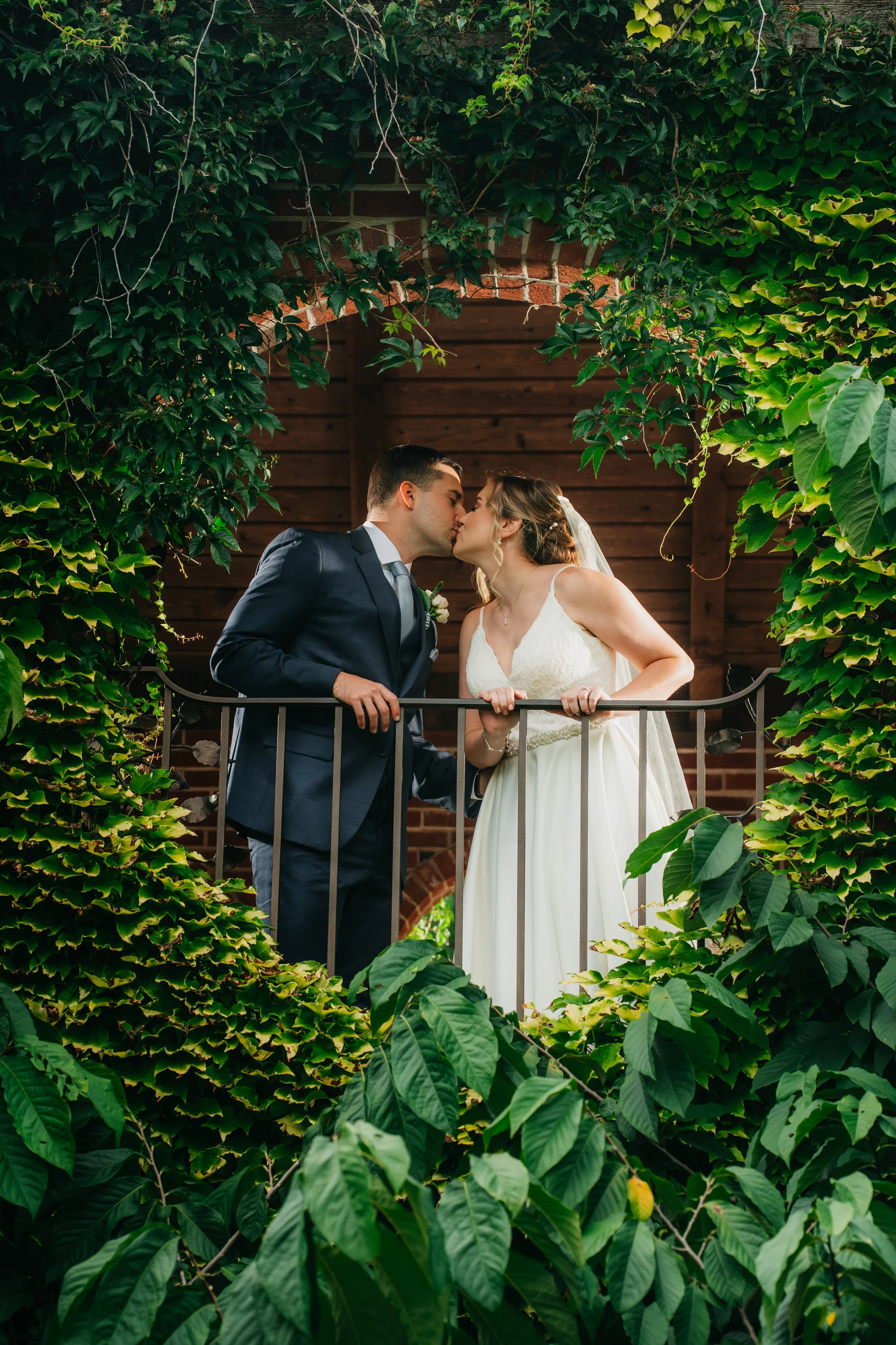 A romantic wedding portrait by Federico Weddings, preserving the quiet emotions and genuine connection between two people in love.