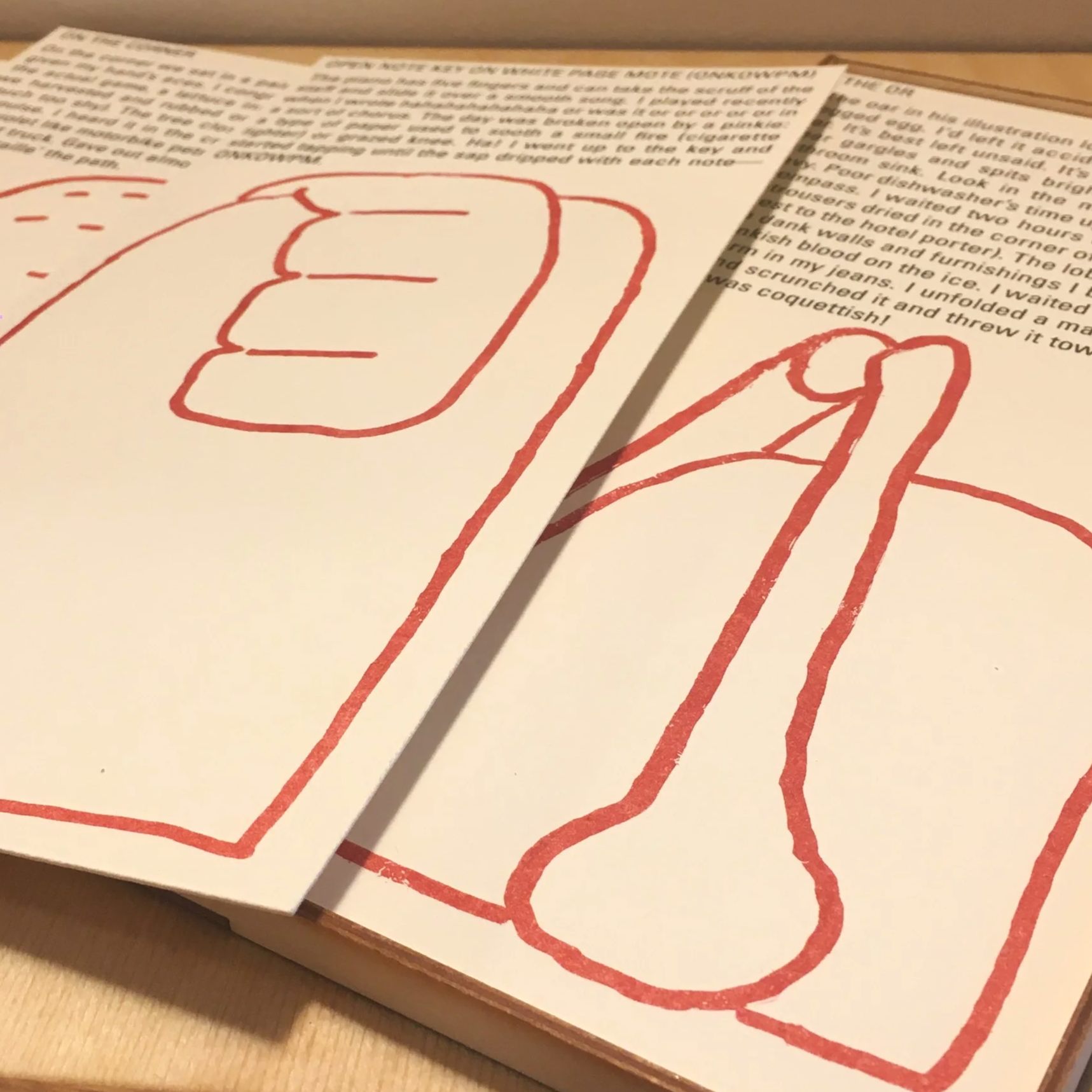 Basic Tables (2022)—limited edition artist book with Phil Day, printed by Sunshine Editions and published by Life Before Man and Gazebo Books