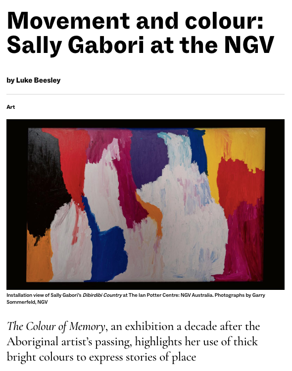 The Monthly: Sally Gabori