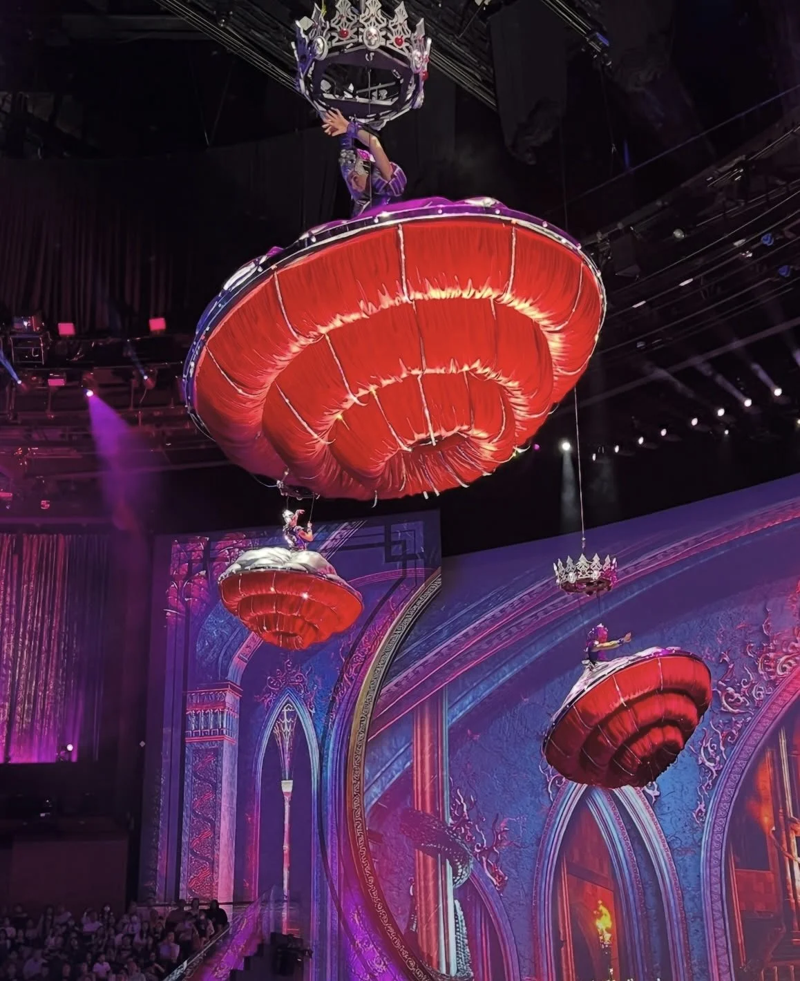 Flying in House of Dancing Water, Melco Crown Entertainment. 