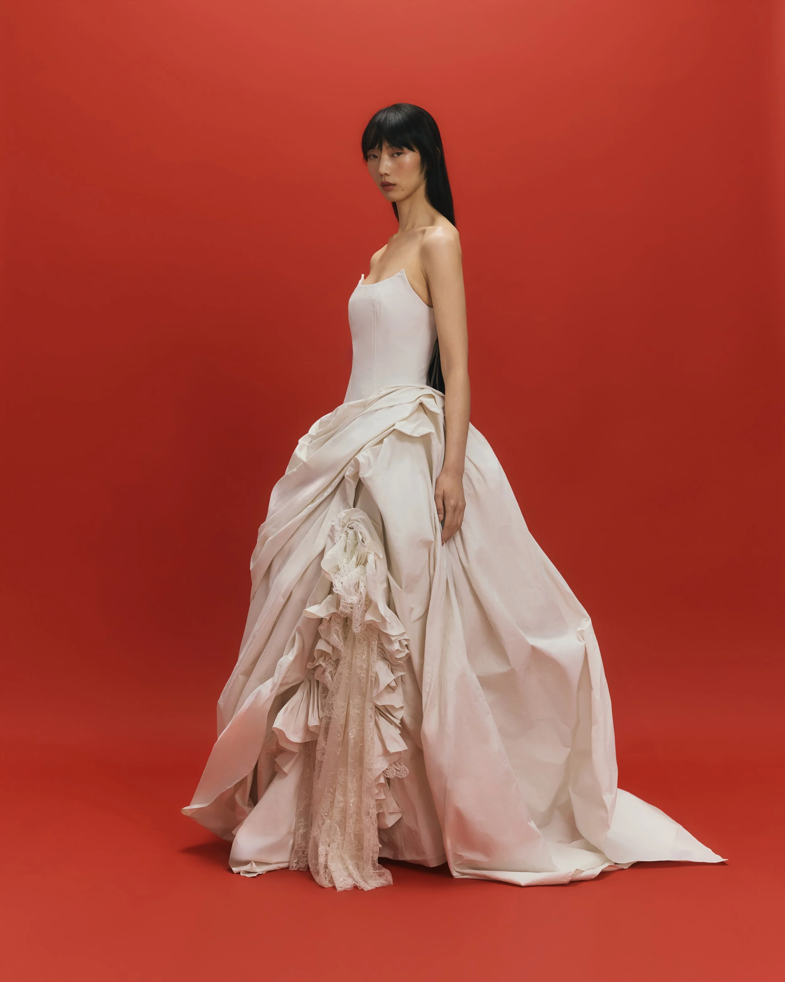 Unique elevated bridal gown Melbourne
