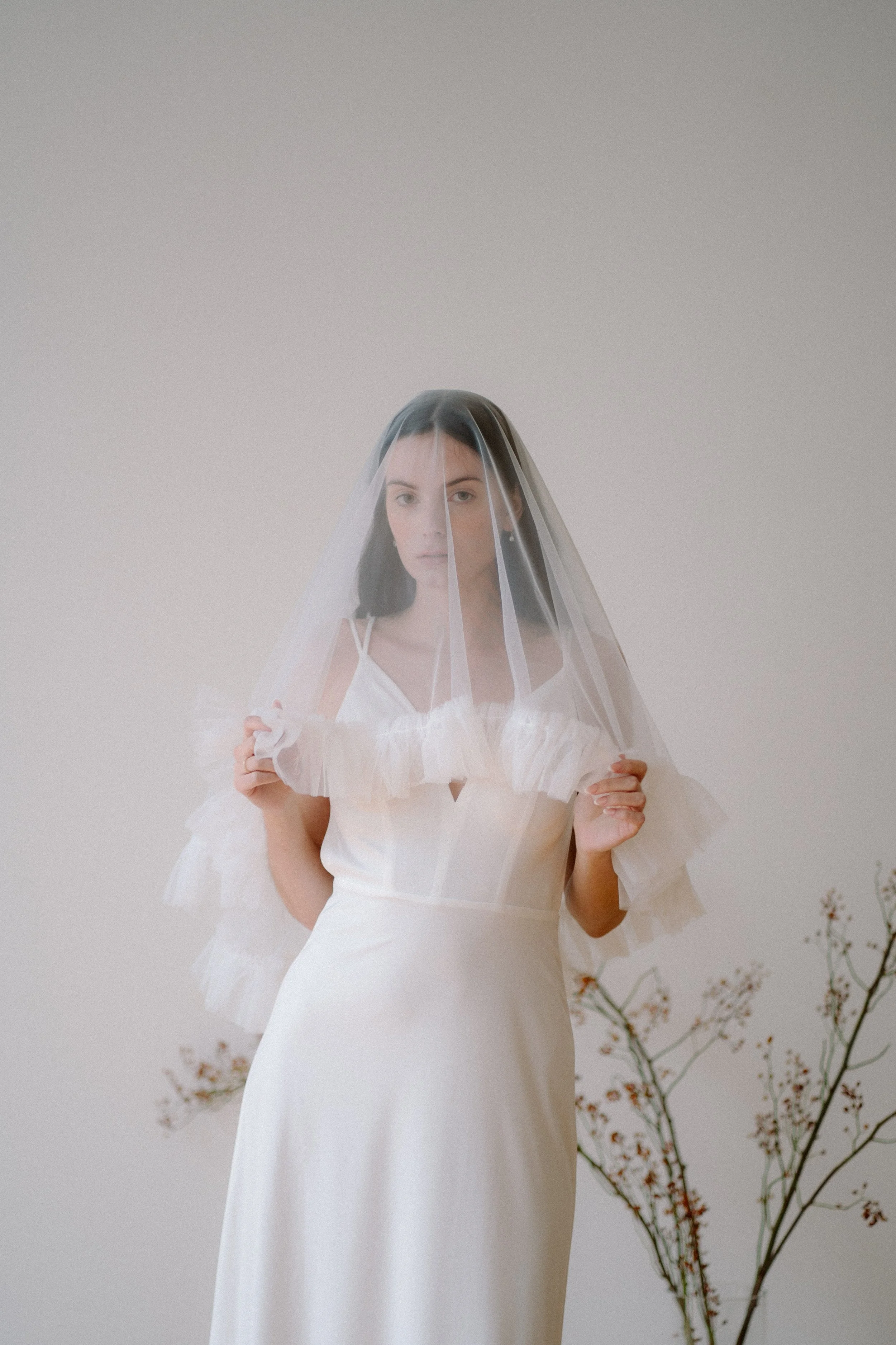Ruffle Veil