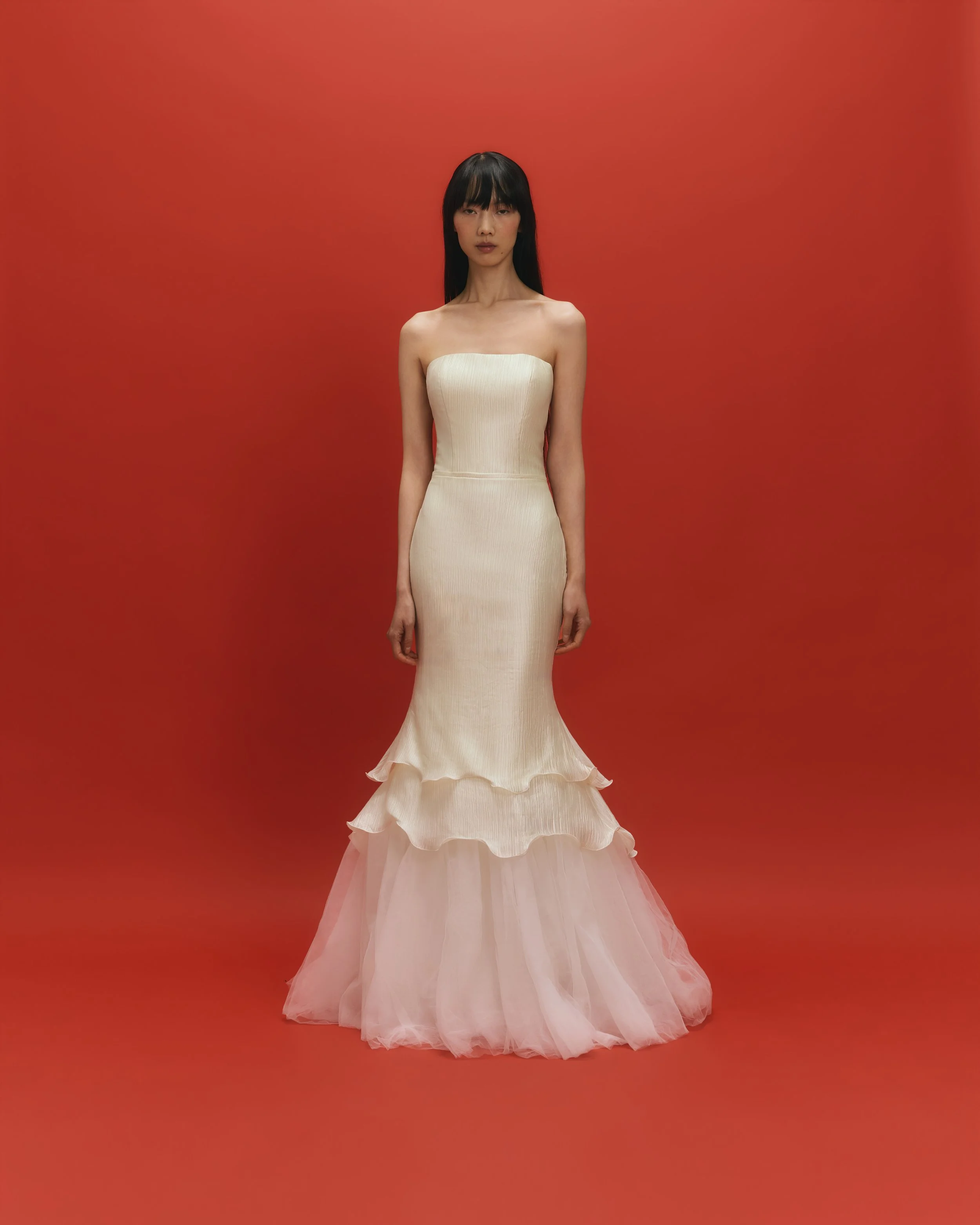 Fashion bride silhouette modern bridal