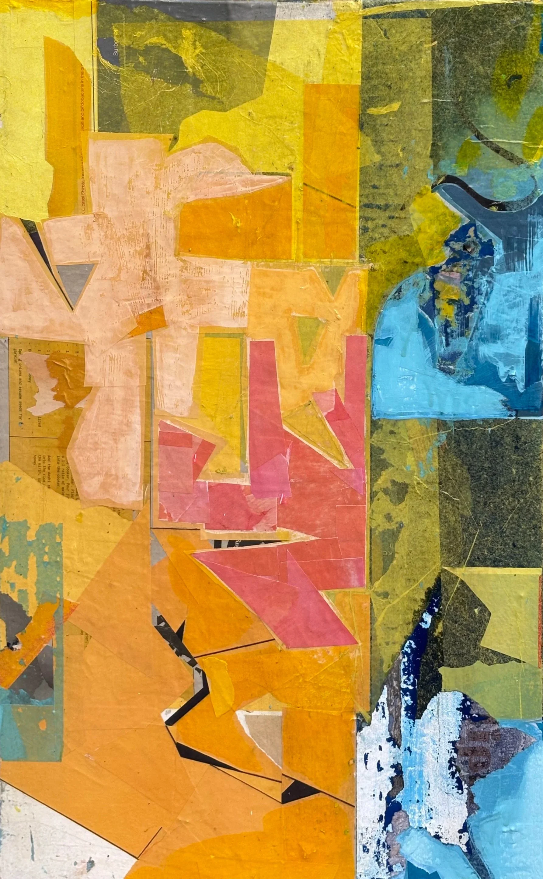 BETWEEN LIGHT AND FALLOUT  //
Mixed media on wood panel  //
51.5 cm x 83.2 cm x 2 cm   //
MMXXV