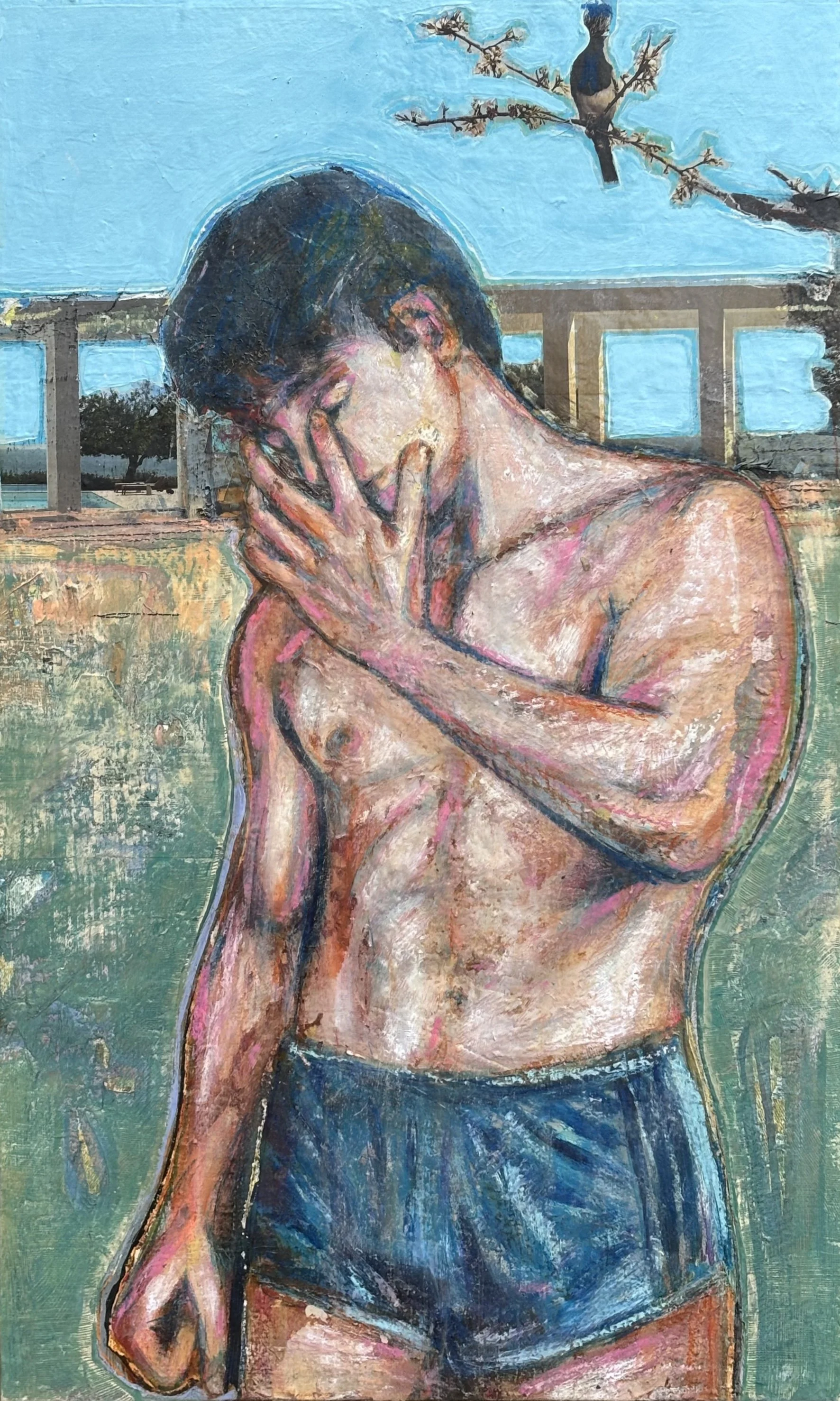 INTROSPECTION //
Mixed media on wood panel //
60 cm x 100 cm x 2 cm //
MMXXV