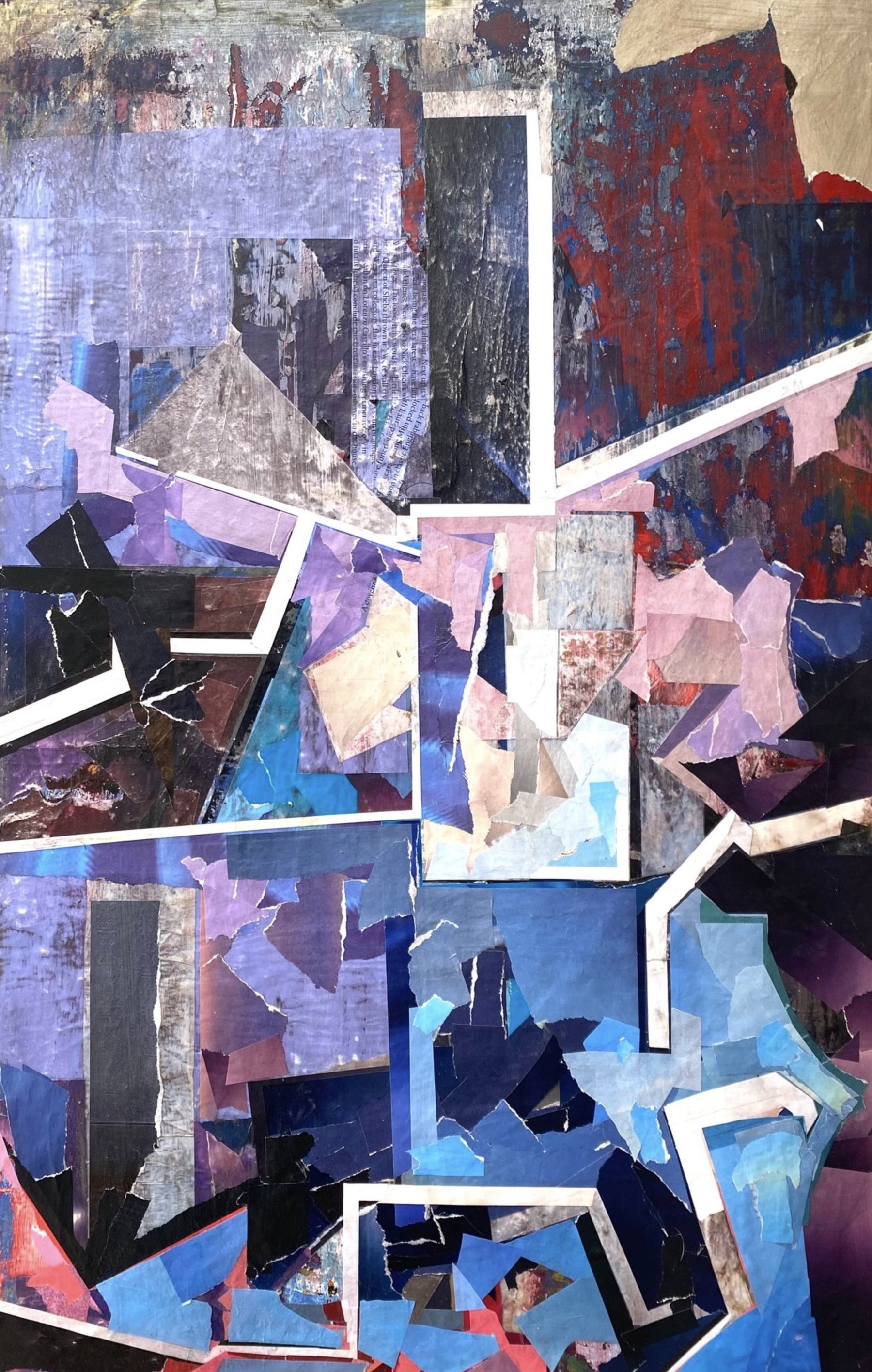 STAY AWHILE  //
Mixed media on wood panel   //
51 cm 81 cm 2 cm  //
MMXXIII
