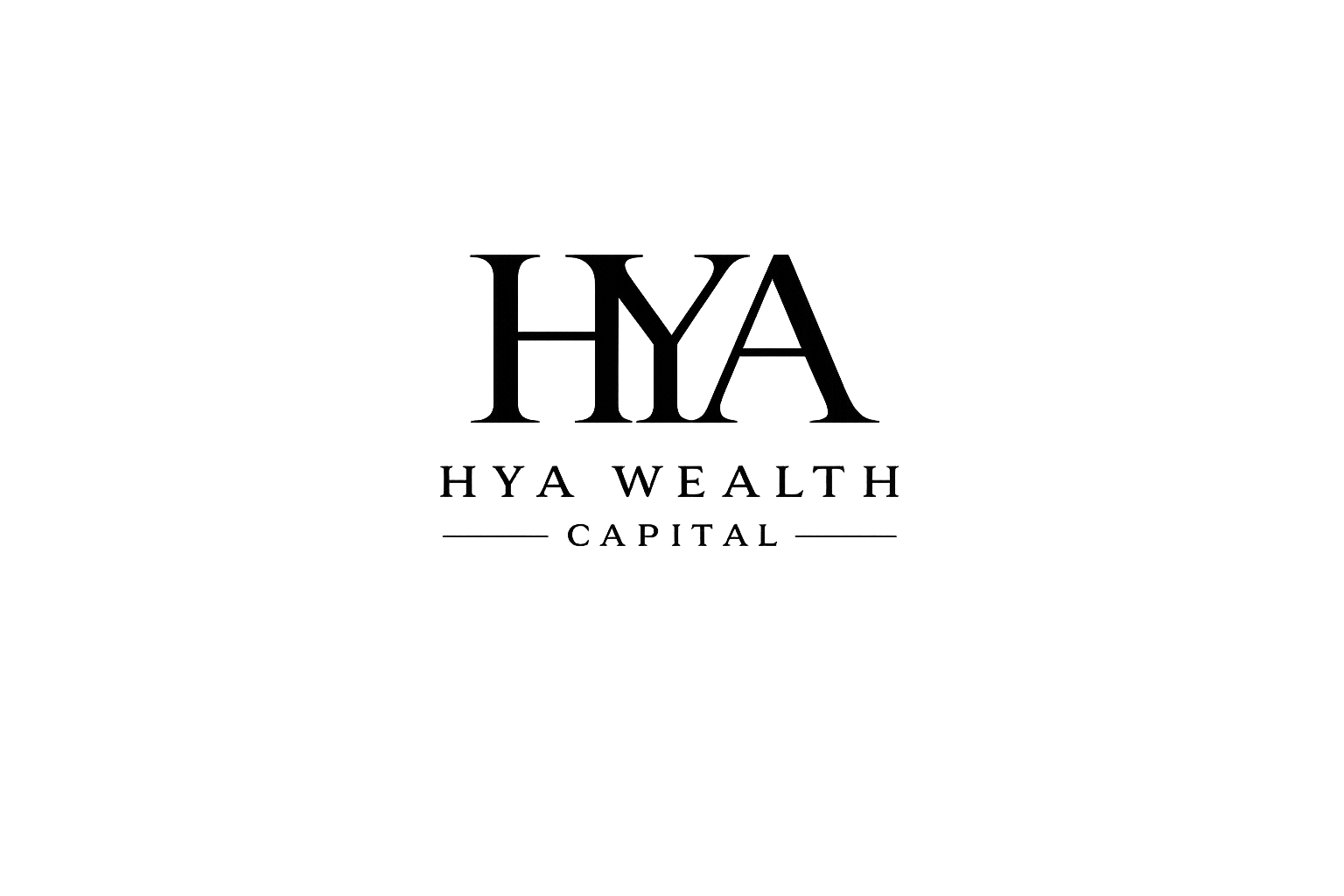 Logo for HYA Wealth Capital with the initials HYA and the full name beneath it.