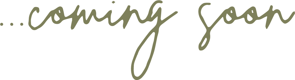 coming soon written in cursive script
