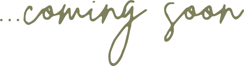 coming soon written in cursive script