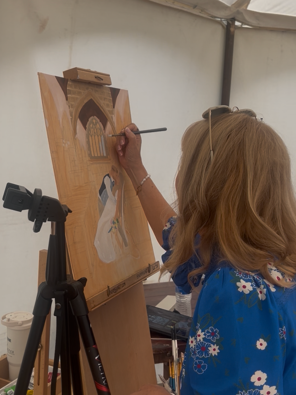 5 FAQ I get asked as a ‘Live Wedding and Events Painter’