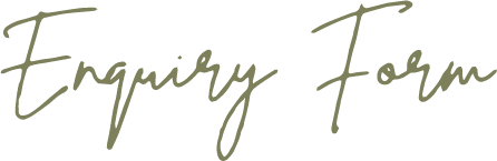 Enquiry Form written in cursive script