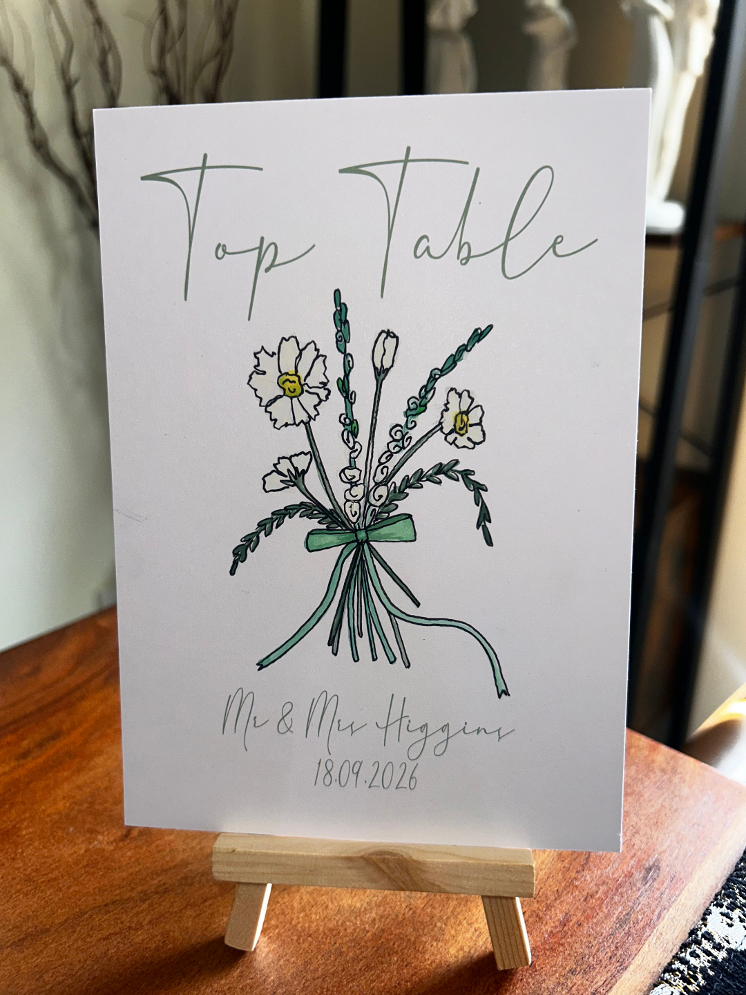 Wedding Table Numbers - Personalisable and Customisable