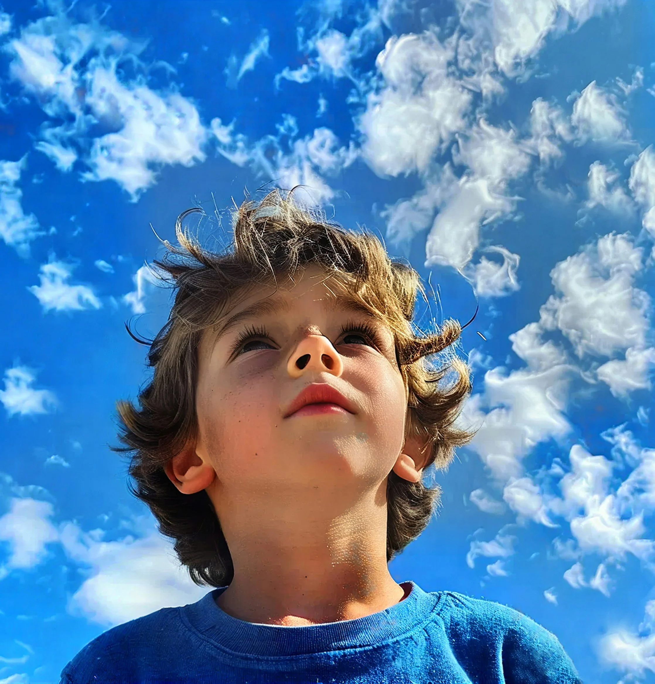 Cartanatalinfantil.mirandoalcielo